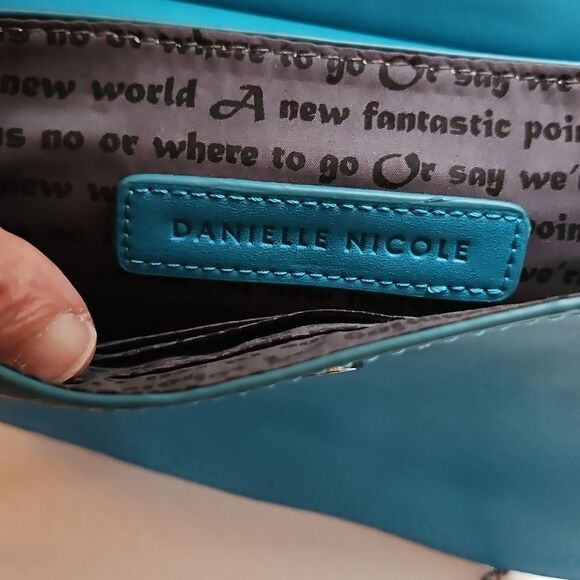 Danielle Nicole's Blue Studded Shoulder Bag - Picture 5 of 10